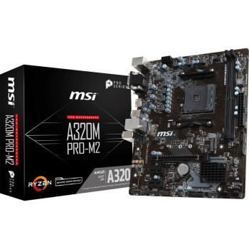 MSI A320M PRO-M2 AMD A320 Socket AM4 micro ATX