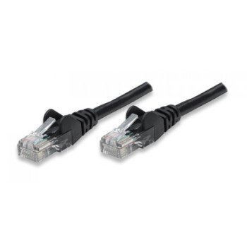 Techly ICOC CCA5U-010-BK kabel sieciowy Czarny 1 m Cat5e U UTP (UTP)