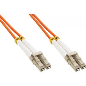 Techly ILWL D5-LCLC-020 kabel optyczny 2 m LC OM2 Pomarańczowy