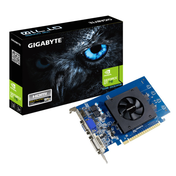 Gigabyte GV-N710D5-1GI karta graficzna NVIDIA GeForce GT 710 1 GB GDDR5 Gigabyte GV-N710D5-1GI karta graficzna NVIDIA GeForce GT 710 1 GB GDDR5