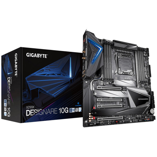 Gigabyte X299X Designare-10G Intel X299 Express LGA 2066 (Socket R4) Rozszerzone ATX Gigabyte X299X Designare-10G Intel X299 Express LGA 2066 (Socket R4) Rozszerzone ATX
