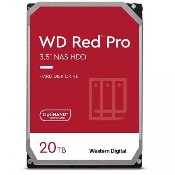 Dysk HDD WD Red Pro WD201KFGX (20 TB , 3.5", 512 MB, 7200 obr/min) Dysk HDD WD Red Pro WD201KFGX (20 TB , 3.5", 512 MB, 7200 obr/min)