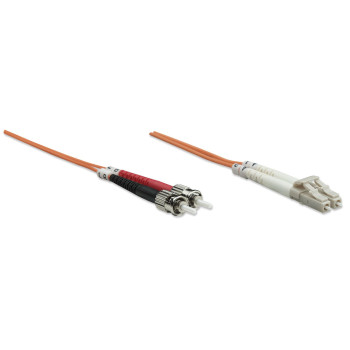 Intellinet 3.0m LC-ST M M kabel optyczny 3 m OM2 Pomarańczowy