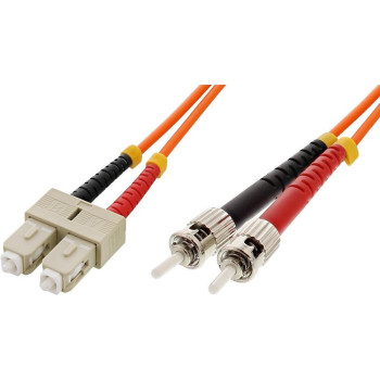 Techly ILWL D6-C-020 kabel optyczny 2 m SC ST OM1 Pomarańczowy
