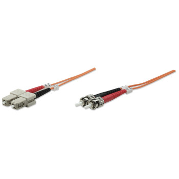 Intellinet 2.0m ST-SC M M kabel optyczny 2 m OM2 Pomarańczowy