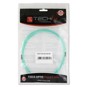 Techly ILWL D5-SCLC-150 OM3 kabel optyczny 15 m SC LC Kolor Aqua