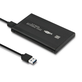 QOLTEC OBUDOWA NA DYSK HDD/SSD 2.5" SATA3 USB3.0 CZARNY