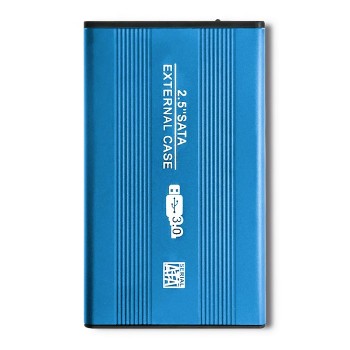 QOLTEC OBUDOWA NA DYSK HDD/SSD 2.5" SATA3 USB3.0 NIEBIESKI