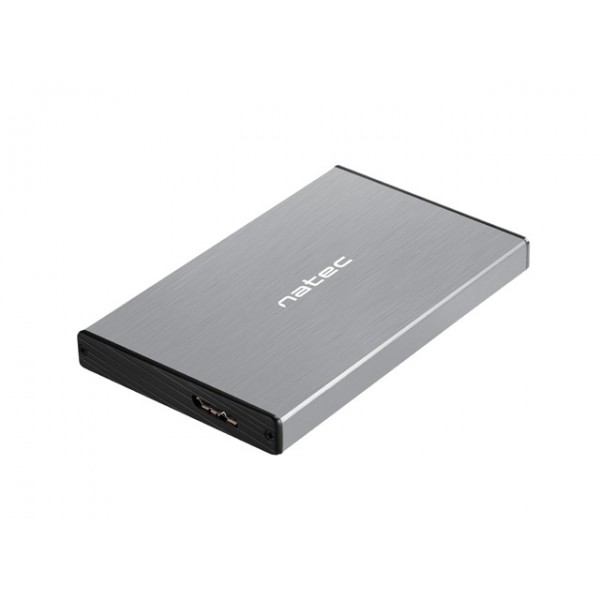 Obudowa na dysk NATEC Rhino Go NKZ-1281 (2.5", USB 3.0, Aluminium, kolor szary) Obudowa na dysk NATEC Rhino Go NKZ-1281 (2.5", USB 3.0, Aluminium, kolor szary)