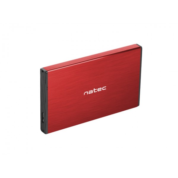 Obudowa NATEC Rhino Go NKZ-1279 (2.5", USB 3.0, Aluminium, kolor czerwony) Obudowa NATEC Rhino Go NKZ-1279 (2.5", USB 3.0, Aluminium, kolor czerwony)