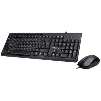 Gigabyte KM6300 klawiatura Dołączona myszka USB Czarny
