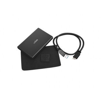 Obudowa na dysk UGO Marapi SL130 UKZ-1531 (2.5", Micro USB 3.0, Poliwęglan ABS, kolor czarny)