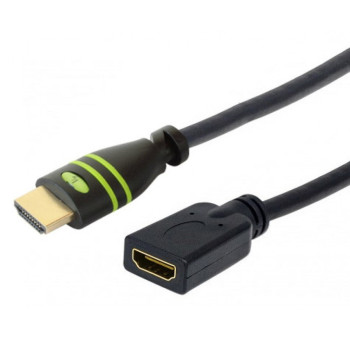 Techly ICOC HDMI2-4-EXT002 kabel HDMI 0,2 m HDMI Typu A (Standard) Czarny
