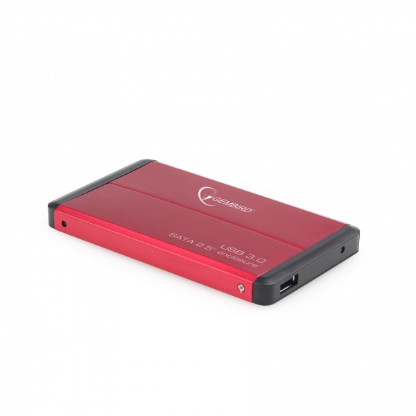 Obudowa na dysk GEMBIRD EE2-U3S-2-R (2.5", USB 3.0, Aluminium, kolor czerwony) Obudowa na dysk GEMBIRD EE2-U3S-2-R (2.5", USB 3.0, Aluminium, kolor czerwony)