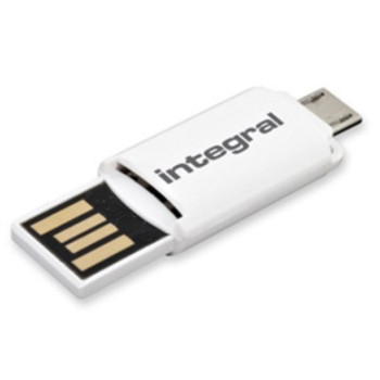 Integral INCROTGMSD czytnik kart USB Micro-USB Biały