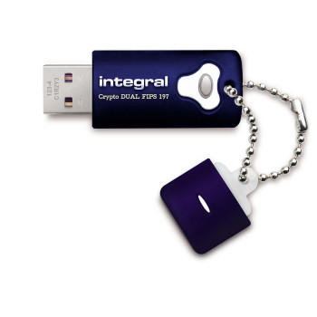 Integral 16GB Crypto Dual FIPS 197 Encrypted USB 3.0 pamięć USB USB Typu-A 3.2 Gen 1 (3.1 Gen 1) Niebieski