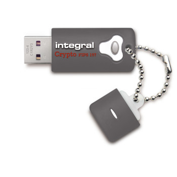 Integral 16GB Crypto Drive FIPS 197 Encrypted USB 3.0 pamięć USB USB Typu-A 3.2 Gen 1 (3.1 Gen 1) Szary