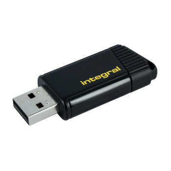 Integral 64GB USB2.0 DRIVE PULSE YELLOW pamięć USB USB Typu-A 2.0 Żółty