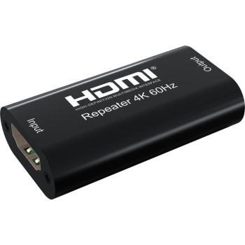 Techly IDATA HDMI2-RIP4KT przedłużacz AV Wzmacniacz AV Czarny