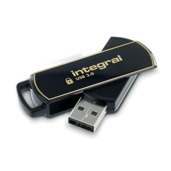 Integral 8GB Crypto Drive FIPS 197 Encrypted USB 3.0 pamięć USB USB Typu-A 3.2 Gen 1 (3.1 Gen 1) Szary