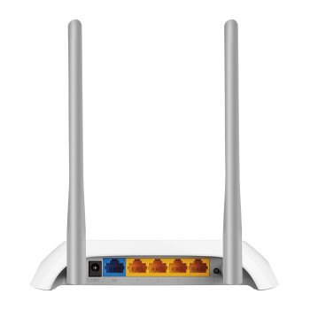 TP-Link TL-WR850N router bezprzewodowy Fast Ethernet Jedna częstotliwości (2,4 GHz) Szary, Biały