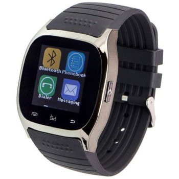 Garett Electronics 5906395193127 smartwatch   zegarek sportowy 3,56 cm (1.4") Czarny, Stal nierdzewna