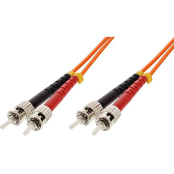 Techly ILWL D6-A-020 kabel optyczny 2 m ST OM1 Pomarańczowy