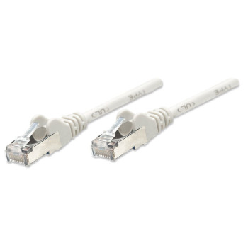 Intellinet Cat5e, 1m kabel sieciowy Szary SF UTP (S-FTP)