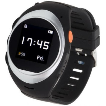 Garett Electronics 5906874848067 smartwatch   zegarek sportowy 3,05 cm (1.2") Czarny, Srebrny