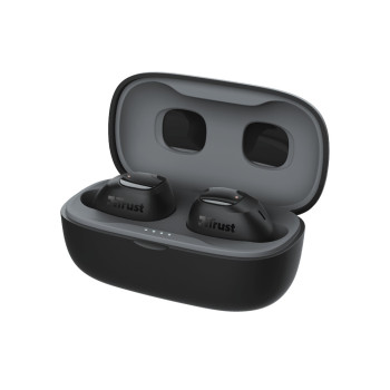 Trust Nika Compact Zestaw słuchawkowy True Wireless Stereo (TWS) Douszny Połączenia muzyka Bluetooth Czarny