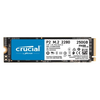 Dysk SSD Crucial P2 250GB M.2 PCIe NVMe