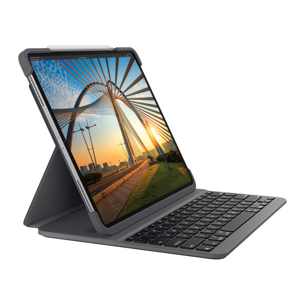 Logitech Slim Folio Pro for iPad Pro 11-inch (1st, 2nd & 3rd generation) Grafitowy Bluetooth QWERTY British English Logitech Slim Folio Pro for iPad Pro 11-inch (1st, 2nd & 3rd generation) Grafitowy Bluetooth QWERTY British English