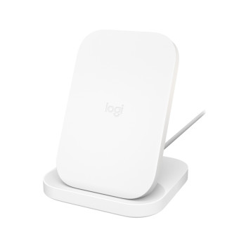 Logitech POWERED Wireless Charging Stand Biały Wewnętrzna