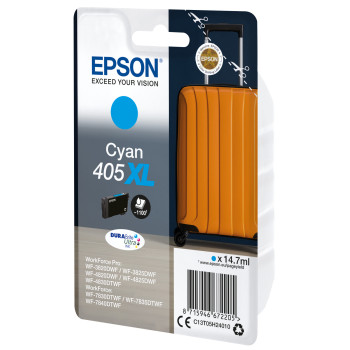 Epson 405XL DURABrite Ultra Ink nabój z tuszem 1 szt. Oryginalny Wysoka (XL) wydajność Cyjan