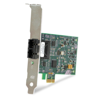 Allied Telesis 100FX Desktop PCI-e Fiber Network Adapter Card w PCI Express, Federal & Government 100 Mbit s