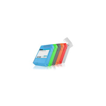ICY BOX IB-AC602b-6 Etui zamykane Plastik Niebieski, Zielony, Szary, Pomarańczowy, Czerwony, Biały