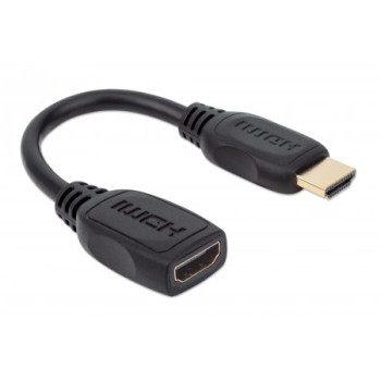 Manhattan 354523 zmieniacz płci   kabli HDMI 19-pin Czarny
