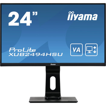 iiyama ProLite XUB2494HSU-B1 monitor komputerowy 60,5 cm (23.8") 1920 x 1080 px Full HD Czarny