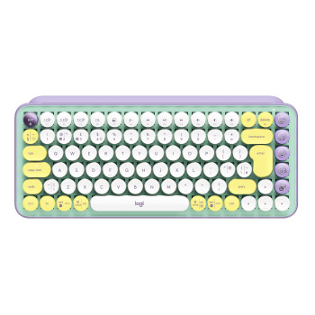 Logitech POP Keys Wireless Mechanical Keyboard With Emoji Keys klawiatura Bluetooth QWERTY Angielski Miętowy