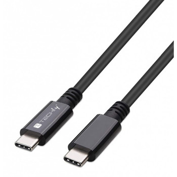 Techly ICOC MUSB40-CMCM08 kabel USB 0,8 m USB4 Gen 3x2 USB C Czarny