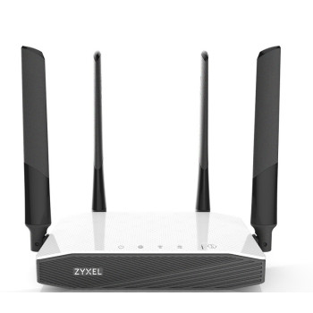 Zyxel NBG6604 router bezprzewodowy Fast Ethernet Dual-band (2.4 GHz 5 GHz) 4G Czarny, Biały