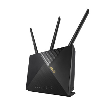ASUS 4G-AX56 router bezprzewodowy Gigabit Ethernet Dual-band (2.4 GHz 5 GHz) Czarny