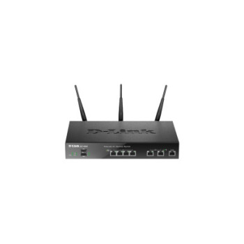 D-Link DSR-1000AC router bezprzewodowy Gigabit Ethernet Dual-band (2.4 GHz 5 GHz) Czarny