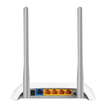 TP-Link TL-WR840N router bezprzewodowy Fast Ethernet Jedna częstotliwości (2,4 GHz) Szary, Biały