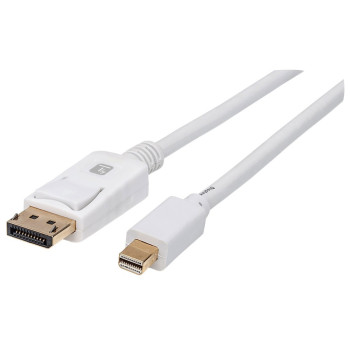 Techly ICOC MDP-020T4K kabel DisplayPort 2 m Mini DisplayPort Biały