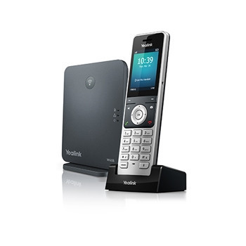 Yealink W60P telefon VoIP Czarny, Srebrny TFT