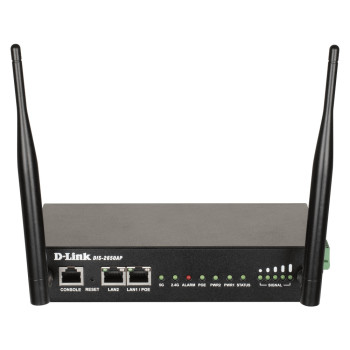 D-Link DIS-2650AP punkt dostępowy WLAN 1200 Mbit s Czarny Obsługa PoE