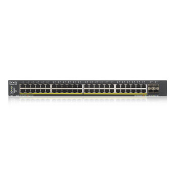 Zyxel XGS1930-52HP Zarządzany L3 Gigabit Ethernet (10 100 1000) Obsługa PoE Czarny