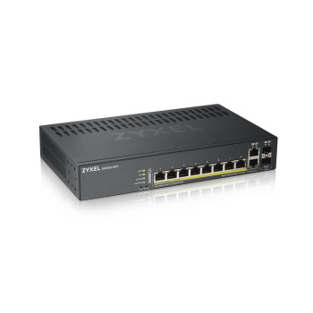 Zyxel GS1920-8HPV2 Zarządzany Gigabit Ethernet (10 100 1000) Obsługa PoE Czarny