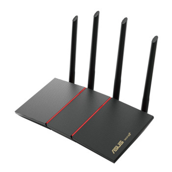ASUS RT-AX55 router bezprzewodowy Gigabit Ethernet Dual-band (2.4 GHz 5 GHz) 4G Czarny